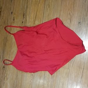Sand and Sun Swimsuit red good condition  sz 18